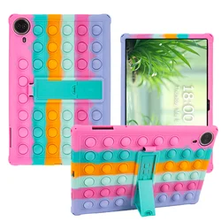 Soft Silicone Shockproof Tablet Case with Multi - Angle Adjustable Stand for Teclast T70 (XCPK)