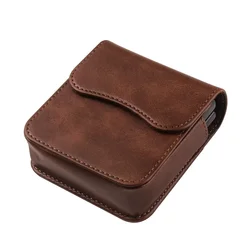 Elegant Leather Flip Case with Card Slot and Magnetic Closure for Razr 40 Ultra (Coffee)