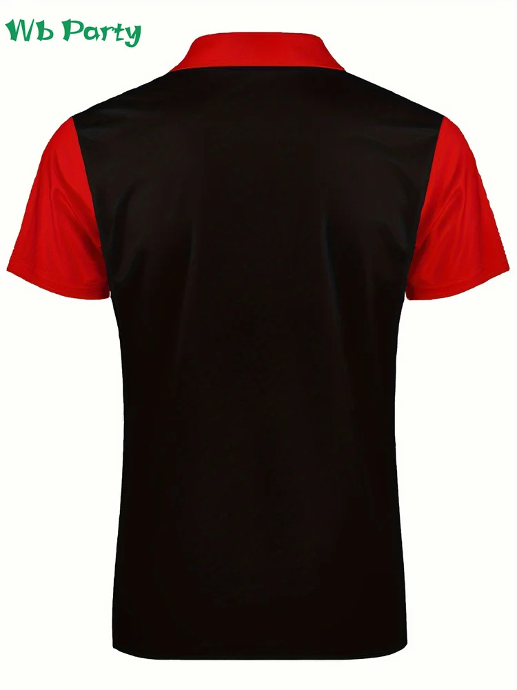 Summer Fashion Stripe Print Men's Shirts Lapel Polo T shirt Men Breathable Simple Men's Clothes Mens T shirt Harajuku Street Top 8 Sb0868249bbc14b8abcf54afb06964c73G