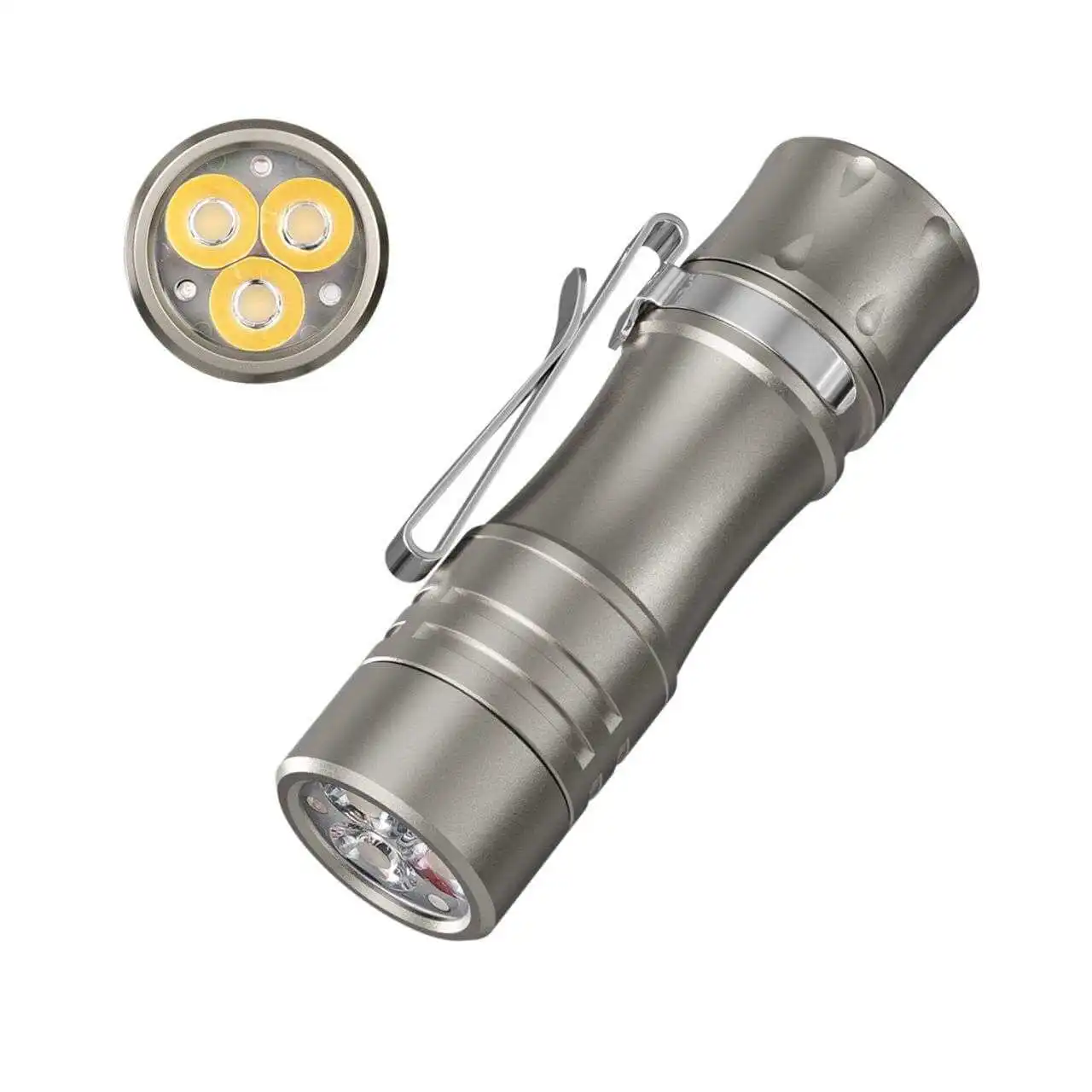 Wurkkos Titanium TS10 V2.0 1400 Lumens EDC Flashlight Anduril 2.0