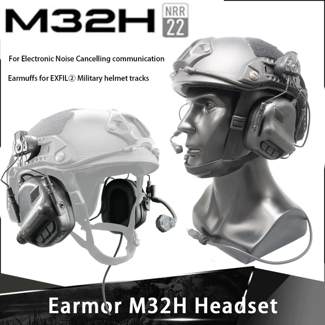 Earmor Anti Noise Headphones Tactical M32h Headset Military