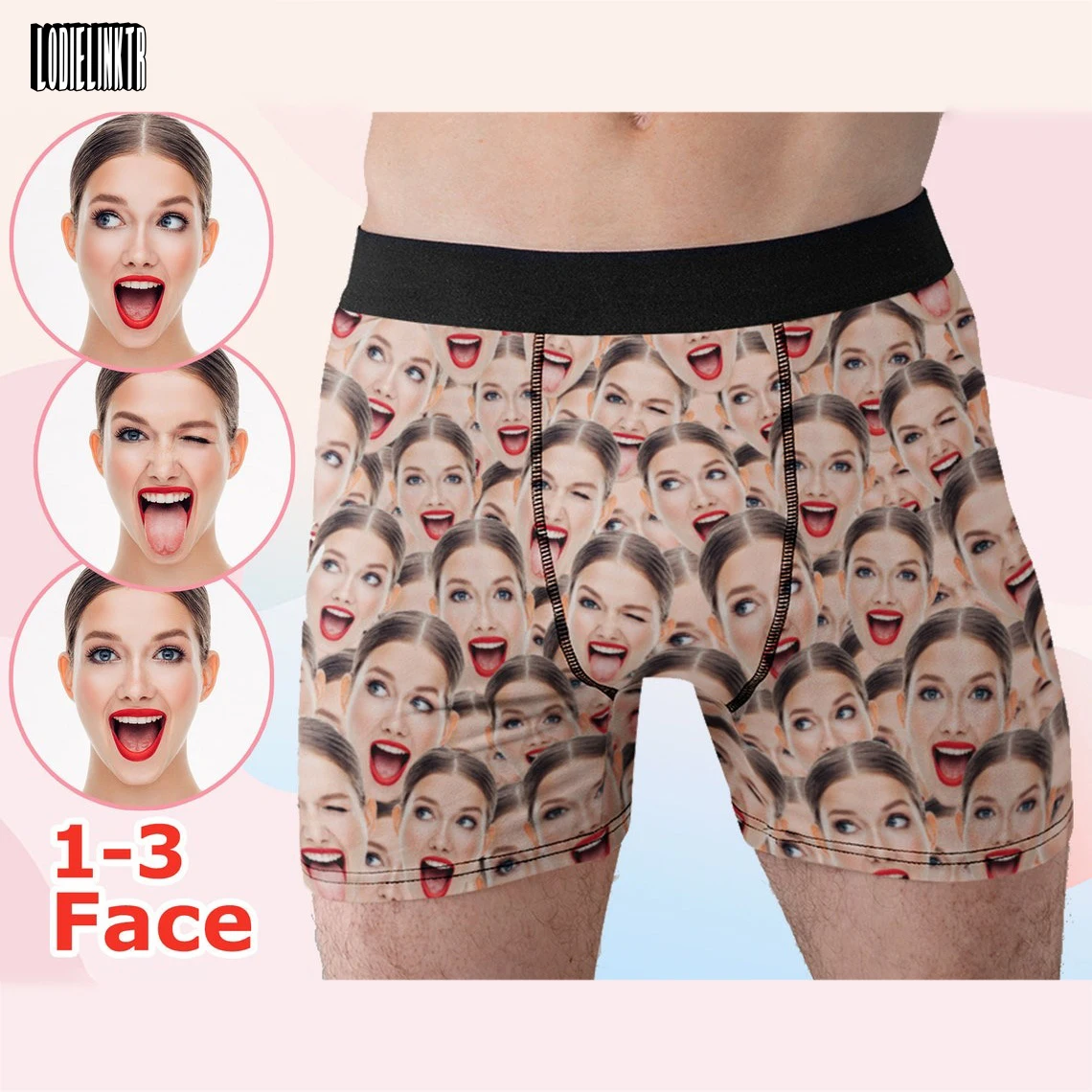 custom face boxer briefs Crazy Face Boxer Briefs Custom Fuse Boxes Personalized Face All Over Underwear Gifts For Husband Boyfriend Anniversary Gifts