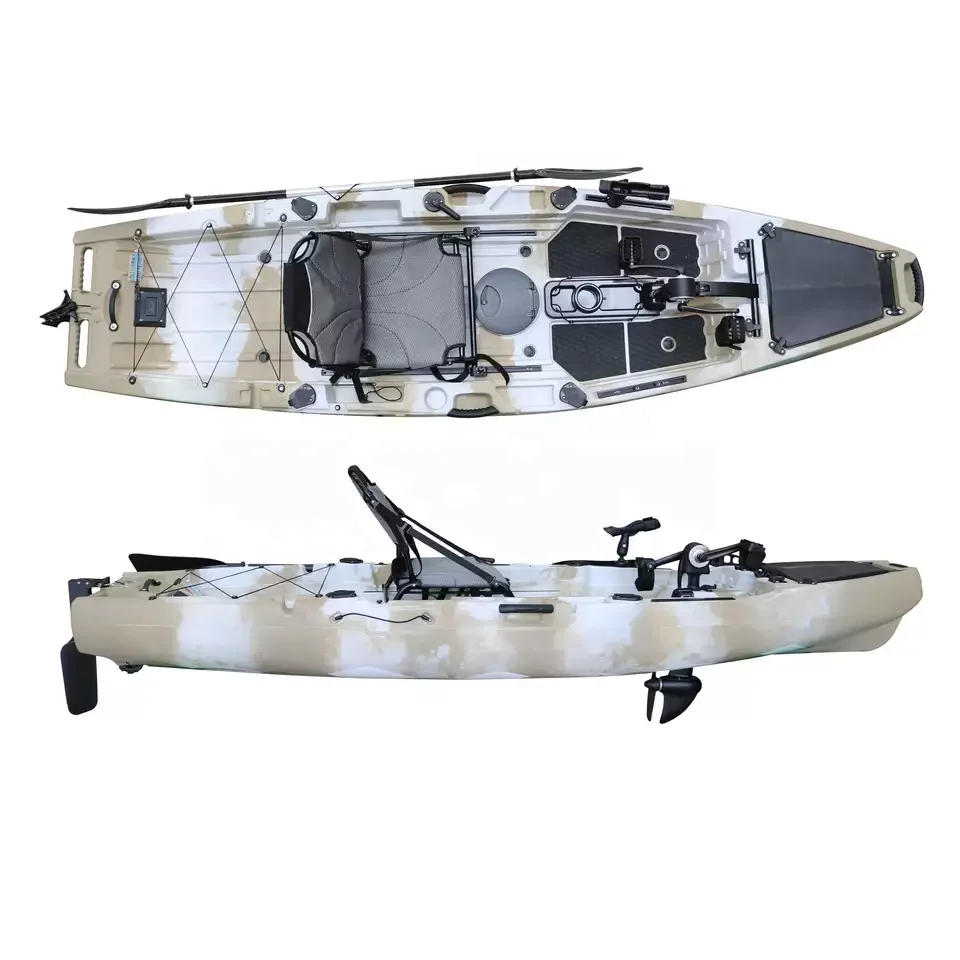 공장 직판 11피트 패션 디자인 싱글 페달 드라이브 해상용 핸즈프리 프로펠러 페달 낚시 카약