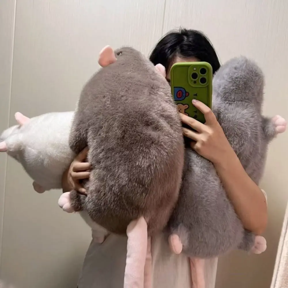 Bonito 30/45/90cm mouse boneca de pelúcia oversized flor ramo rato boneca dos desenhos animados macio animal figura crianças presente aniversário