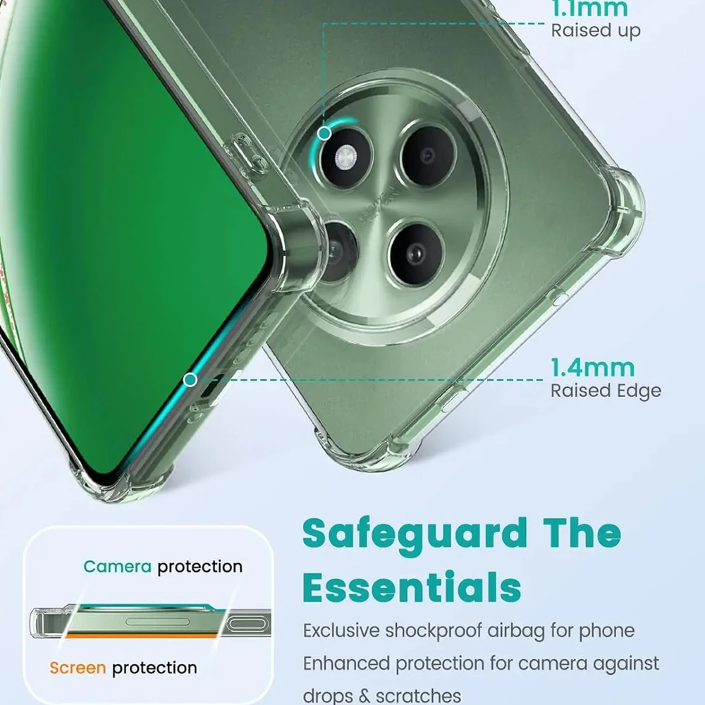 Transparent Soft TPU Silicone Phone Cover