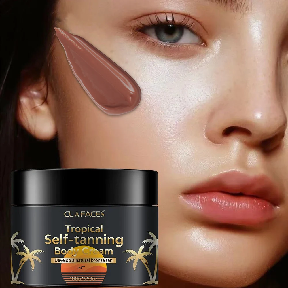 Tropical Self Tanning Beauty Cream Antique Bronze Skin Quick Absorption Sunlight Tanning Moisturizing Cream Body Care Products