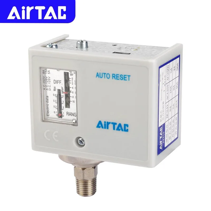 AIRTAC Original PNEUMATIC Mechanical Detection ความดัน Controller ปรับ PK510 PK506 PK503 1