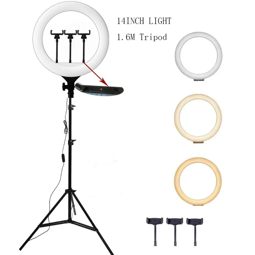 Tygot 14 Inches LED Light with 7 Feet Long Foldable Lightweight Tripod Ring  Flash - Tygot : Flipkart.com