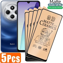 5 - Pack Matte Ceramic Screen Protector Film - Enhanced Durability and Clarity for 5pcs (For Redmi 15 4G)