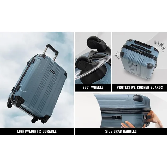 Expandable Suitcase Kenneth Cole Reaction Luggage Wheel