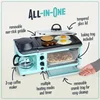 Nostalgia 3-in-1 Breakfast Station - Includes Coffee Maker, Non-Stick Griddle, and 4-Slice Toaster Oven - Breakfast Maker 4
