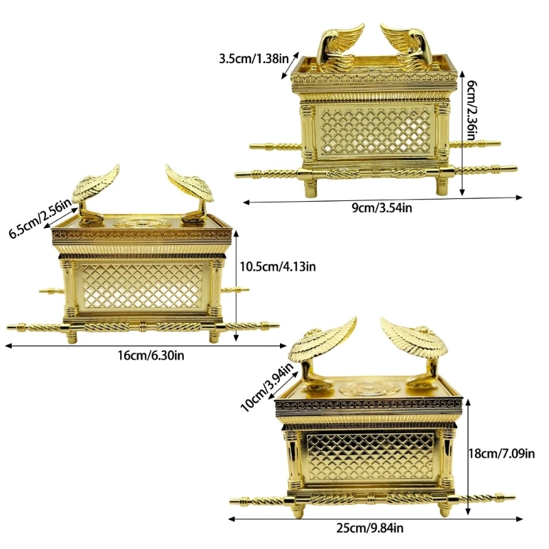 Israeli Ark of the Covenant Figurine for Home Decors