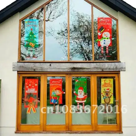 

2021 Christmas Gifts Xmas Merry Christmas Decorations For Home Christmas Ornaments Navidad New Year 2022 Christmas Hanging Flag