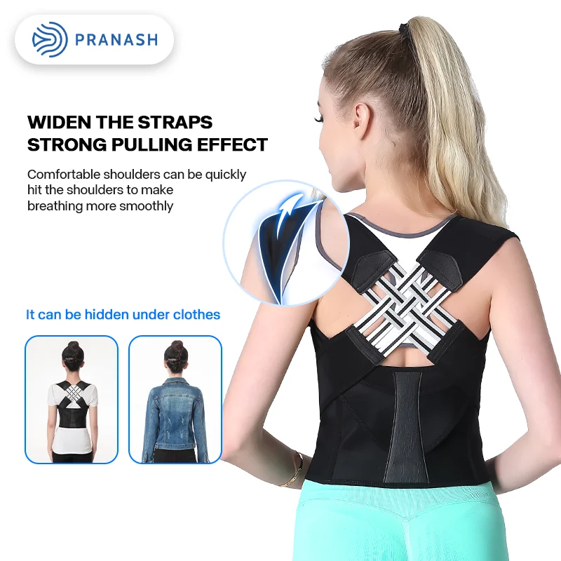 Adjustable Back Posture Corrector Belt for Improved Posture and Pain Relief