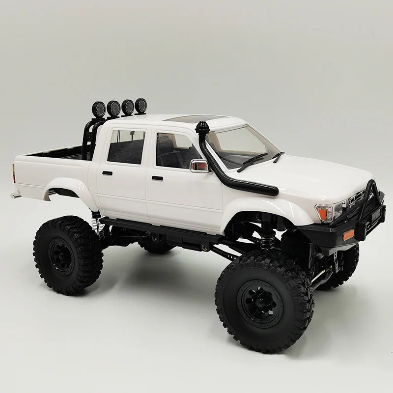 WPL C64-1 RC Car 1:16 2.4G 4WD Remote Control Pick-up Truck Controllable LED Light Electric Off-Road Vehicle Mode Kid Adult Toy 4