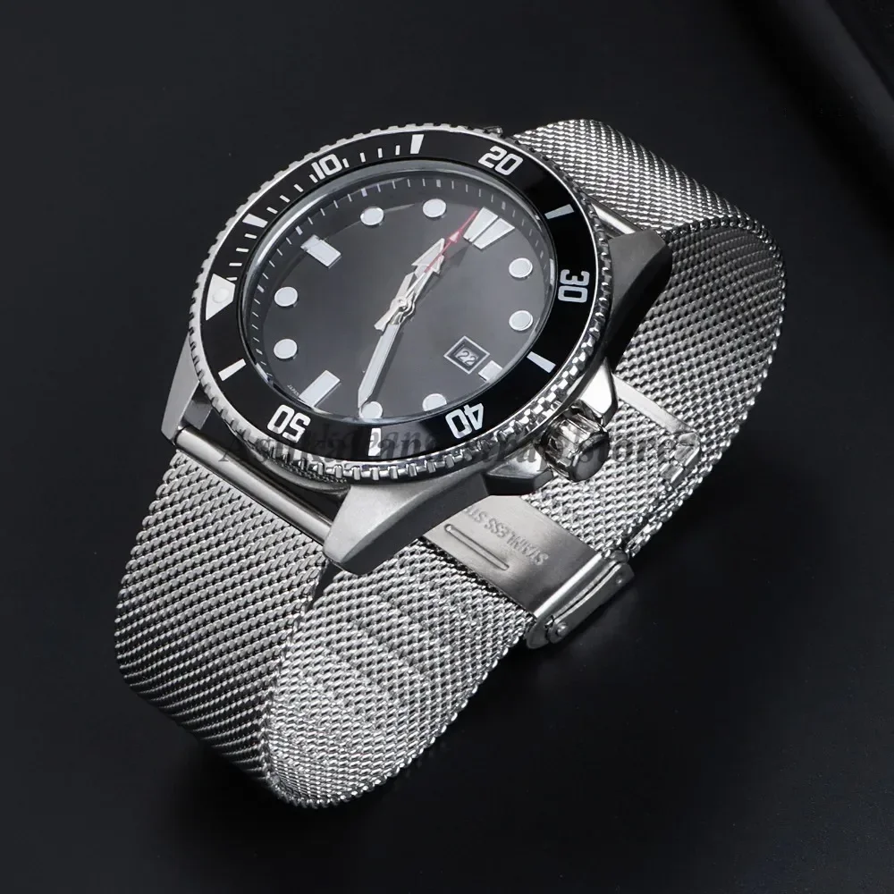 Elegant Milanese Mesh Stainless Steel Watch Band - Metal Strap Replacement, 0.6mm Thickness