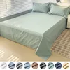 1PC Egyptian Cotton Flat Bed Sheet, 400TC 100% Cotton Top Sheets, Luxury Soft Bed Sheet Bed Linen, for Double Queen King Bed 1