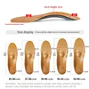 Leather Orthopedic Insole Orthotic Arch Support Instep Flat Foot Shoe Pad PU Latex Antibacterial Active Carbon Foot Care Unisex 6