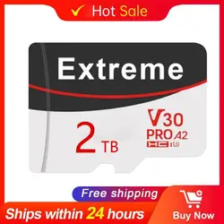 2TB Memory Card 256GB 128GB 64GB Extreme Pro Mini SD Card 32gb A2 TF Card High Speed Flash Card 1TB For Phone Camera Drone