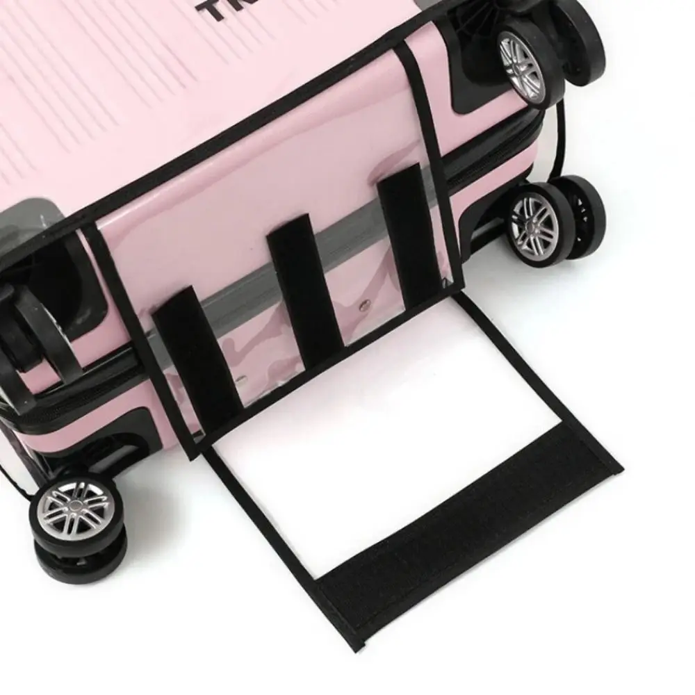 PVC 투명 수하물 커버 방수 여행 액세서리 수하물 보관 커버 방진 내구성 보호기 가방 커버