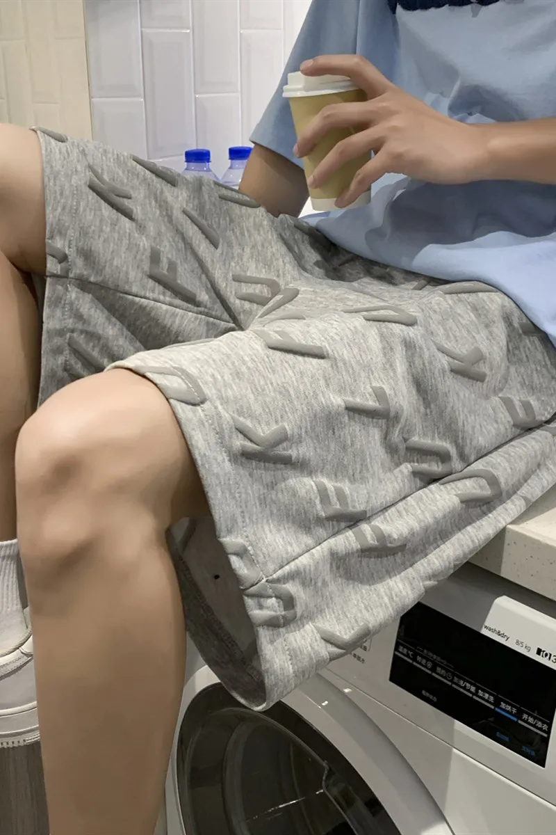 Men Boy Letters Print Hip Hop Relax Shorts Home Streetwear Loose Loungwear BF Basketball Fitness Beach Party Club Holiday Shorts