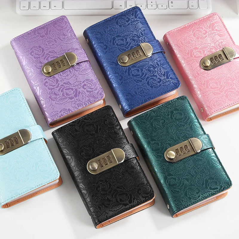Retro Money Savings Challenge Binder Savings Challenges Code Book Large Capacity Leather Waterproof Cash Budget Notebook