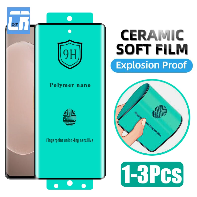 

Explosion-proof Ceramic Film For Vivo X90 X80 X70 X60 X50 V27 Pro Plus S16 S15 S12 Screen Protector IQOO 11 10 9 8 Film NoGlass