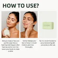 Barre de savon à l'huile d'arbre à thé 100G pour hommes et femmes, nettoyage en profondeur, apaisant pour la peau sèche, soins contre les odeurs corporelles, exfolie et raffermit les soins de la peau 4