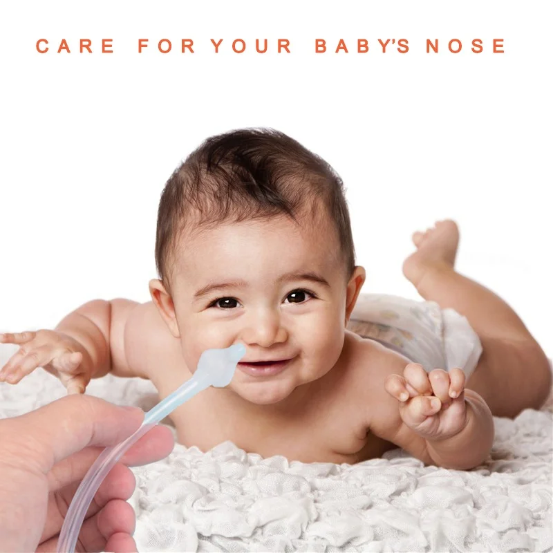 Baby Nose Clean Silicone Infant Nasal Aspirator Wash Your Nose Care