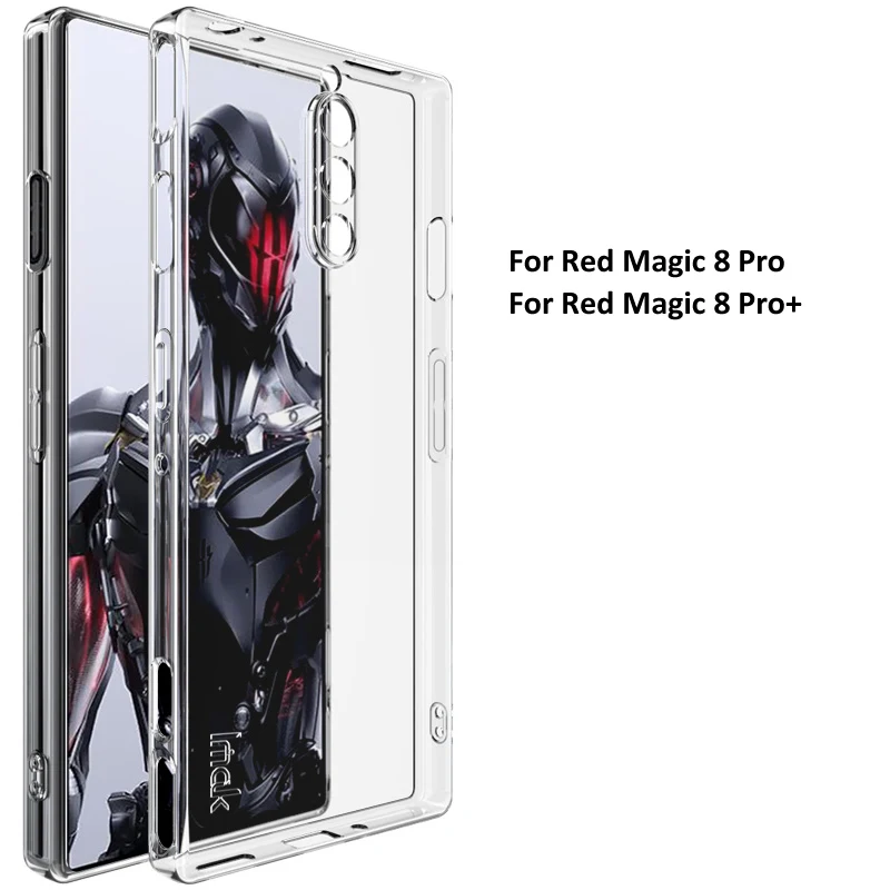 Xundd Case For ZTE Nubia Red Magic 8 Pro Magic 8 Pro Plus Airbags  Shockproof Case Back Transparent TPU+PC Soft Phone Cover Funda
