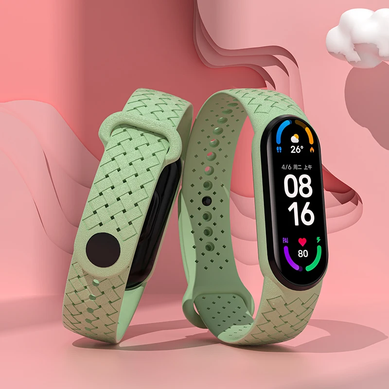 Breathable Silicone Sport Watchband Replacement Bracelet