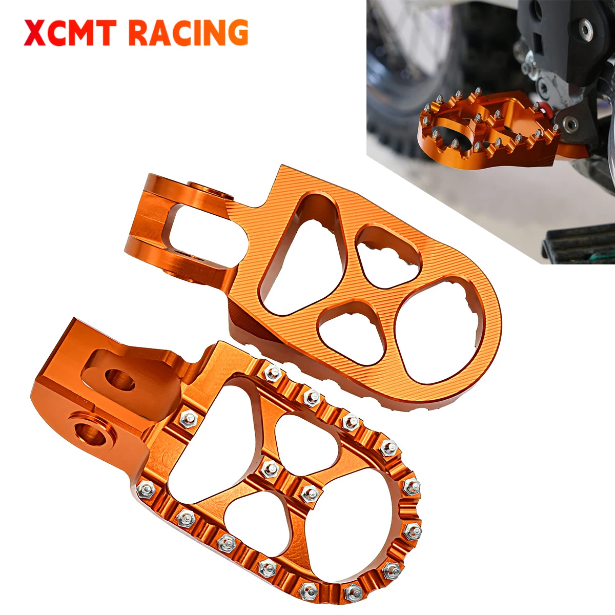 Foot Pegs FootRest Footpegs Rests Pedals For KTM 65 85 125 150 250 350 450 500 SX SXF EXC EXC-F XC XCF XCF-W 2014 2015 2016 2017