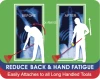 Shovel or Rake Tool Handle Labor-Saving Ergonomic Shovel Work with Garden Shovels Rakes, D Grip Ergonomic Handle Replacement 4