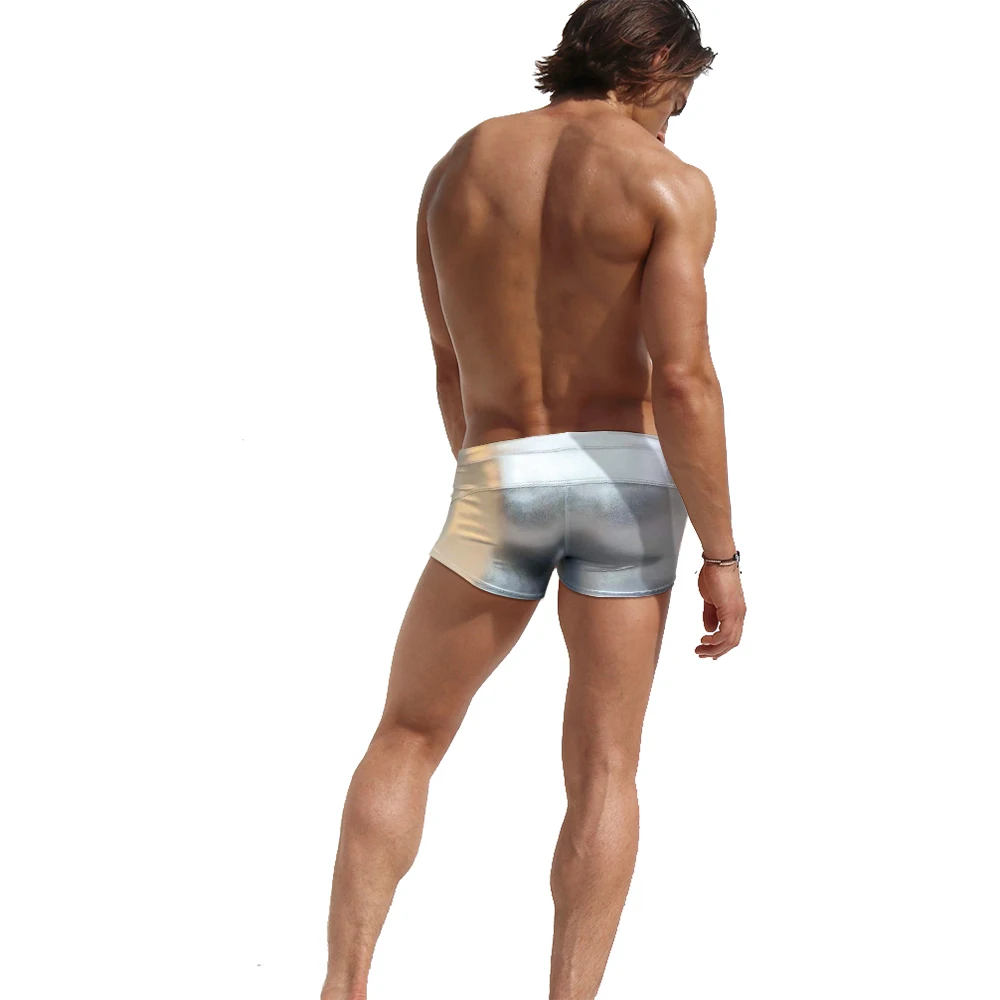 Mens Swimsuits Sexy Swimwear Men Bikini Low Waist Swimsuit Metal Design Beach Swimming Briefs Quick Dry Breathable Mayo Surfing Sunga Trunks