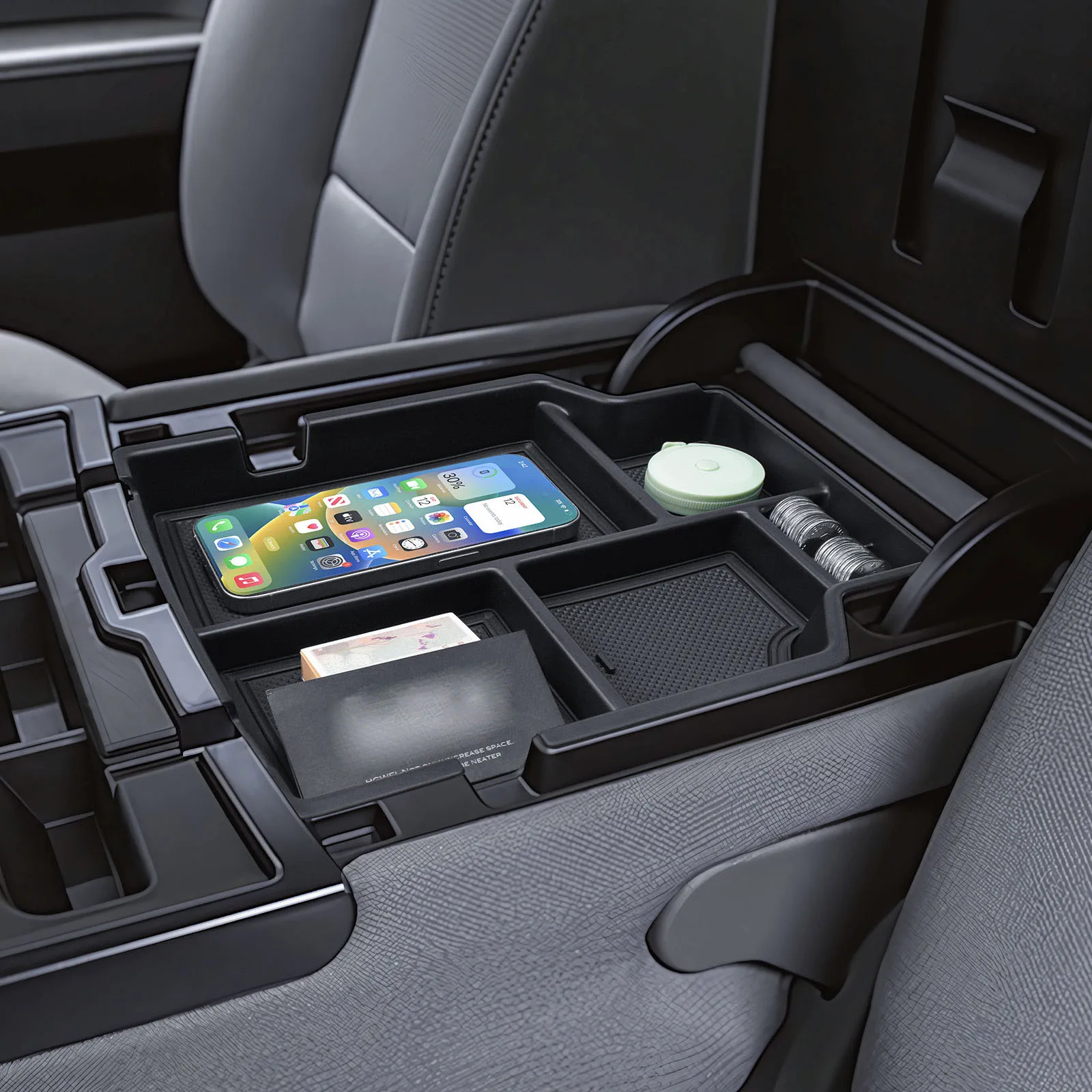 Sixthsmoy Center Console Organizer for 2014-2018 Chevy Silverado 1500 and GMC Sierra 1500 Armrest Storage Box Tray Accessories