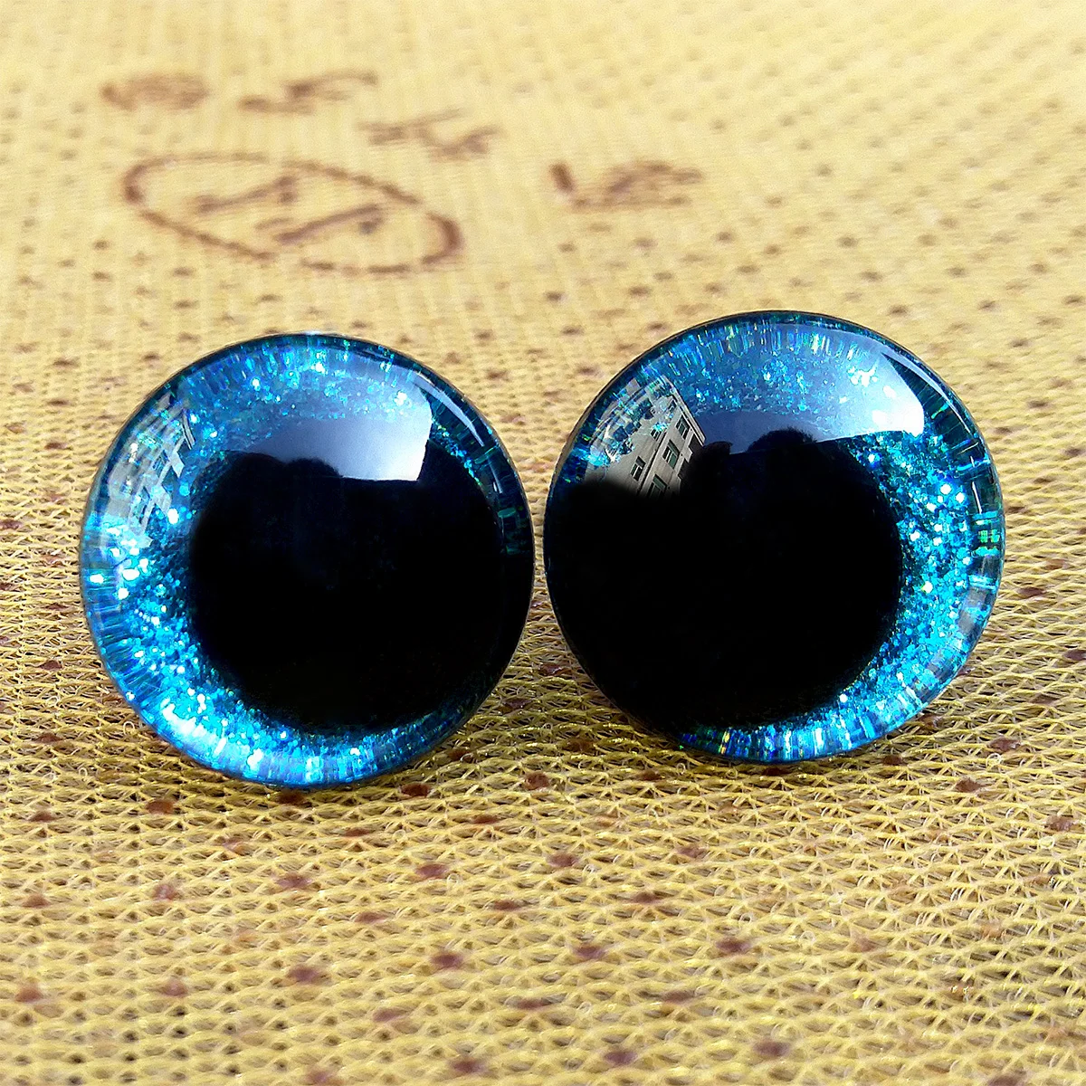 100Pcs 10mm Red Safety Eyes With Washers For Amigurumi Crochet, Doll Making, Craft Supplies