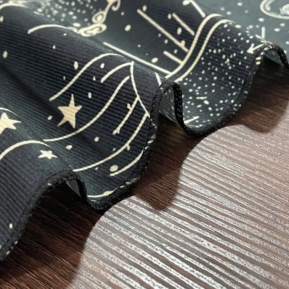 THXFUNAREA Tapis De Voyance En Tissu De Haute Qualité, Tapis Pour Tarot