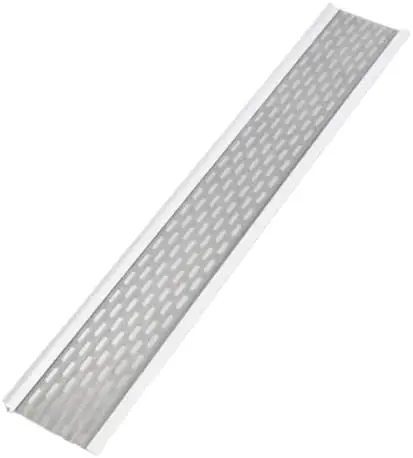 5&rdquo;Leaf Protection 100 Feet Stainless Steel Mesh White Aluminum Gutter Covers Contractor Grade Gutter Guard