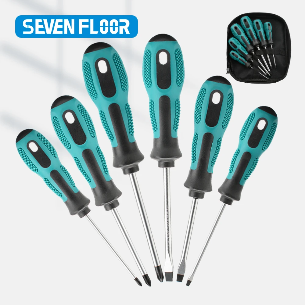 6pcs 10pcs Repair Tool Set-Magnetic Precision Screwdriver Kit with Phillips and Flat Head, Non-Slip Handle, Screwdriver Tool Set 2