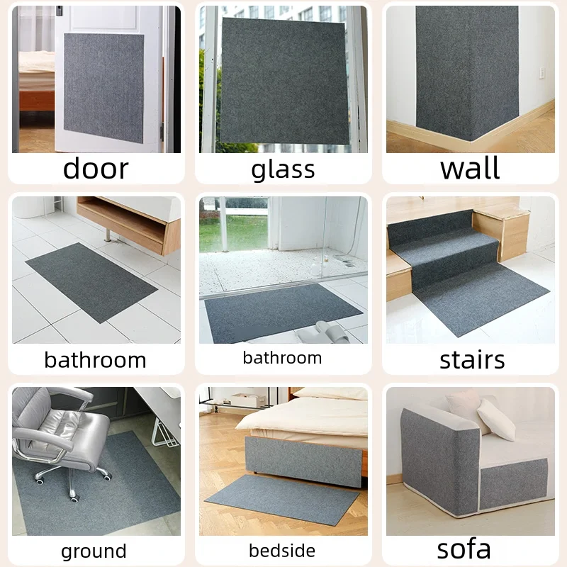 Cat Scratch Mat Cat Wall Stracther Self-Adhesive Replacement For Cat Trees Wall Furniture and Couch Protection