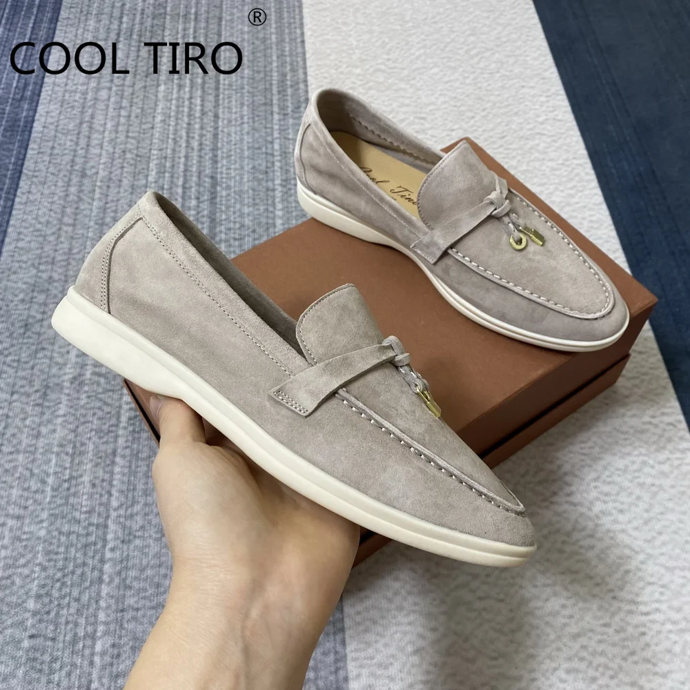 COOL TIRO MENS casual shoes FASHION LEATHER fallow loafers shoes gray ventilate Sport Shoes Platform Sneaker anti-slip