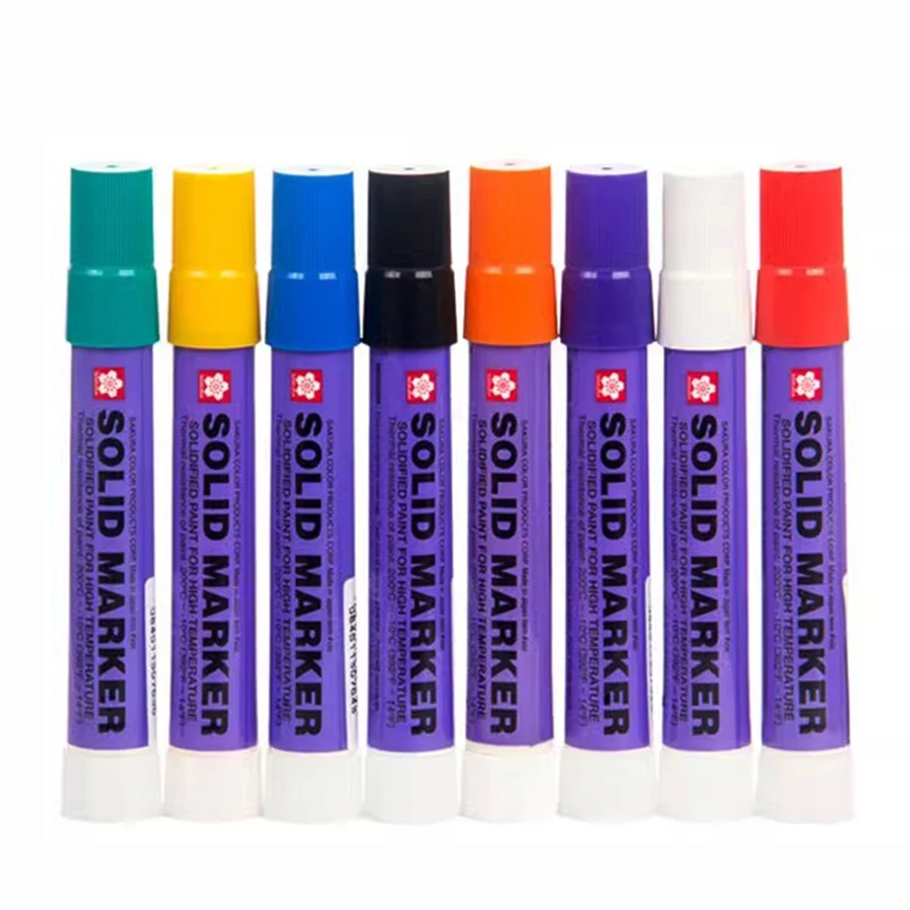 Japan Sakura Solid Paint Marker Pen 1pcs Waterproof Industrial Metal High Temperature Tire