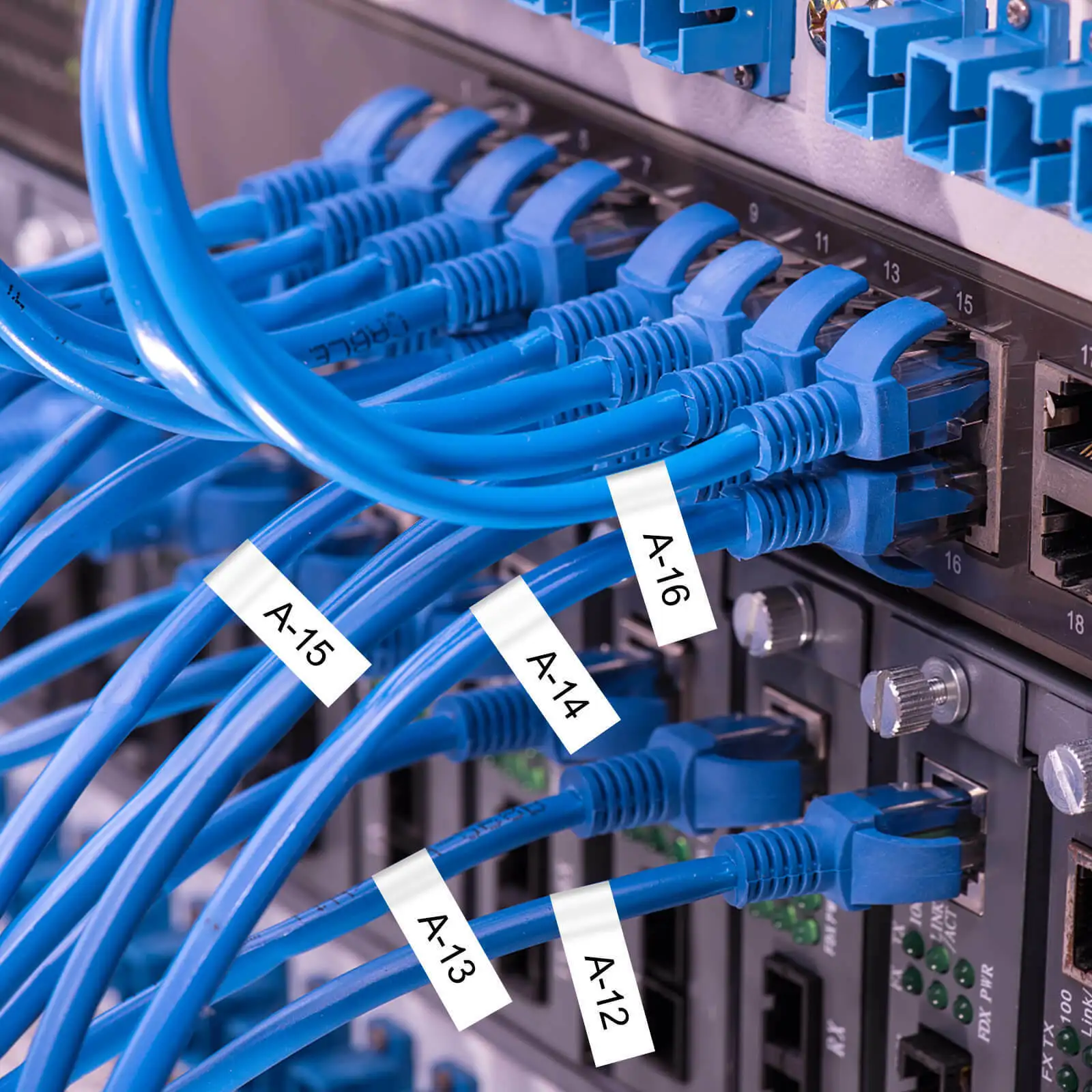 IND-Dymo Rhino 라벨 폴리에스터 나일론 테이프, 18443 18444 18445 18433 18436 리본 테이프, 5 피스