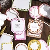 Journal GO 10pcs Memo Pads Material Paper Embossed Flower Boarder Paper Junk Journal Scrapbooking Cards Retro Background Decor 3