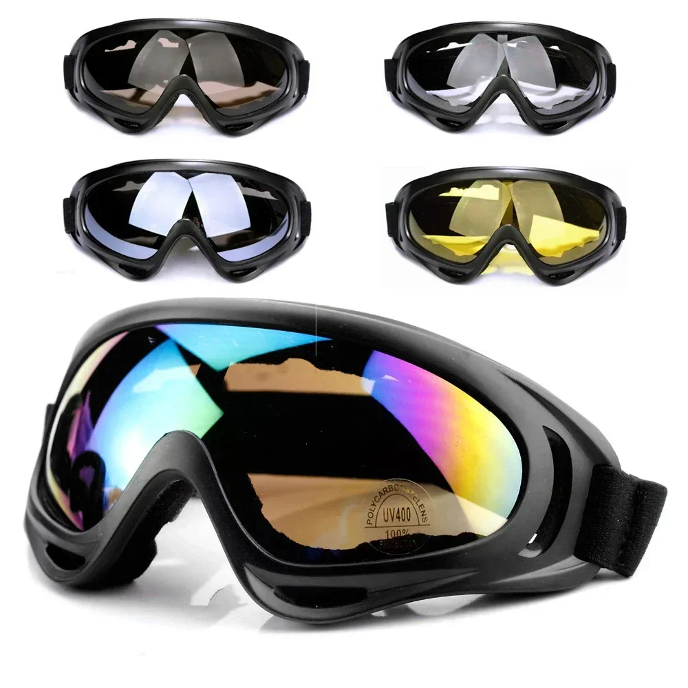 

Motorcycle Glasses Anti Glare Motocross Sunglasses Sports Ski Goggles Windproof Dustproof UV Protective Gears Accessories