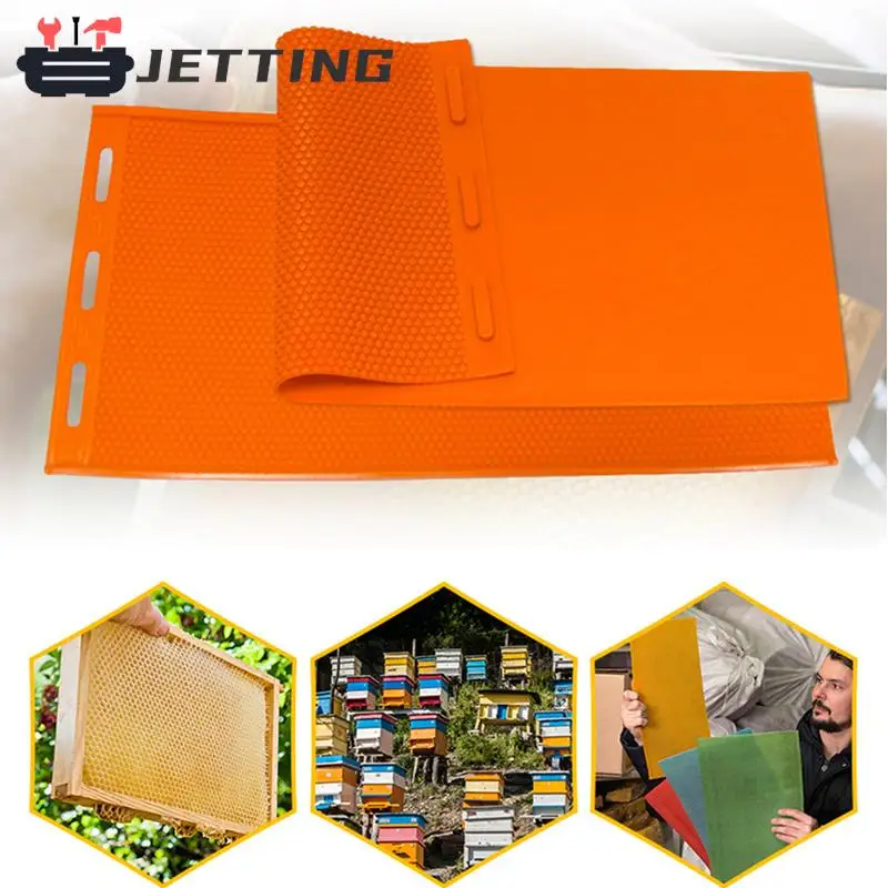 Silicone Beeswax Press Sheet Mold Honeycomb Base Foundation Mould Beehive Shovel Beekeeping Beeware DIY Beeswax Making Tools