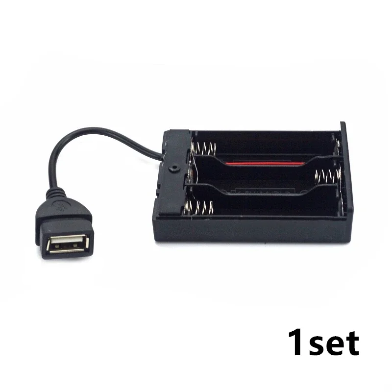 USB LED Mini Brick Building Block Lamp with Battery Box