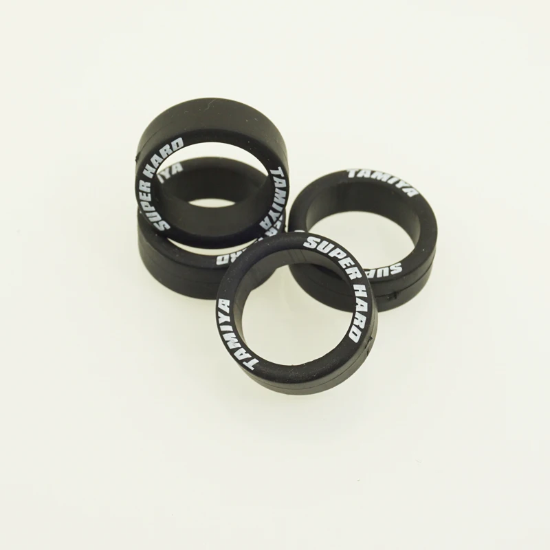 self-made tamiya mini 4wd parts tires super hard black/red/grey white/yellow lettering 324 store 2
