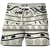 Colorful Ethnic Pattern Beach Shorts For Men Exquisite 3D Printed Swim Trunks Summer Vacation Short Pants Loose Board Shorts 1