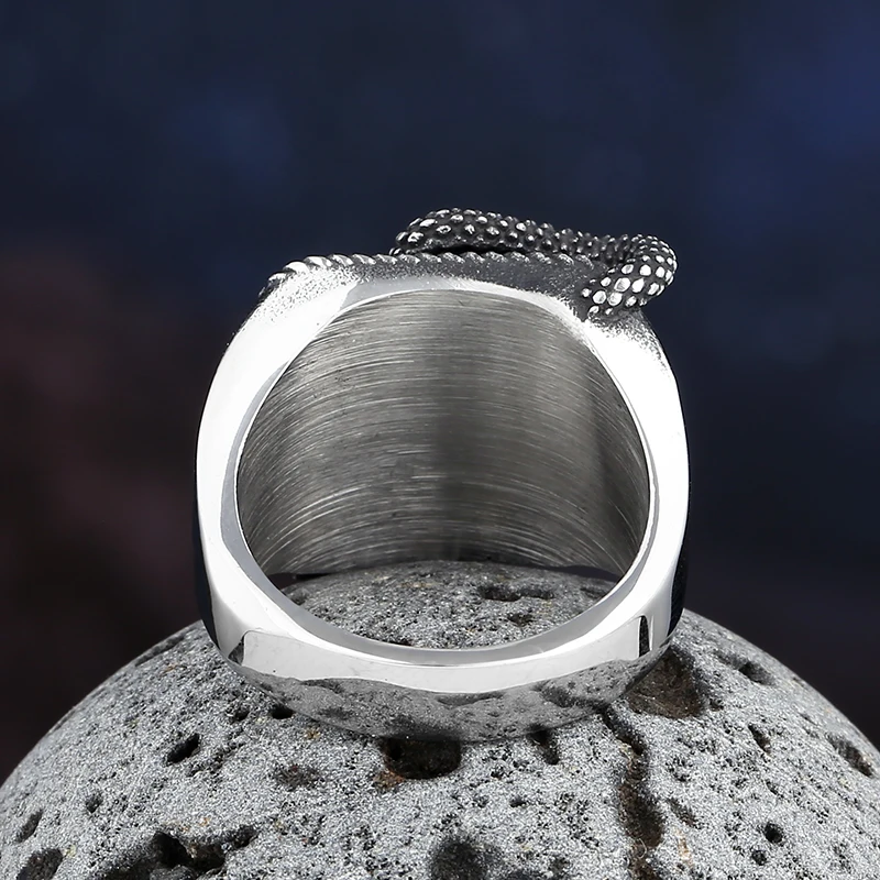 Anello leone Anelli da uomo in acciaio inossidabile 316L Re